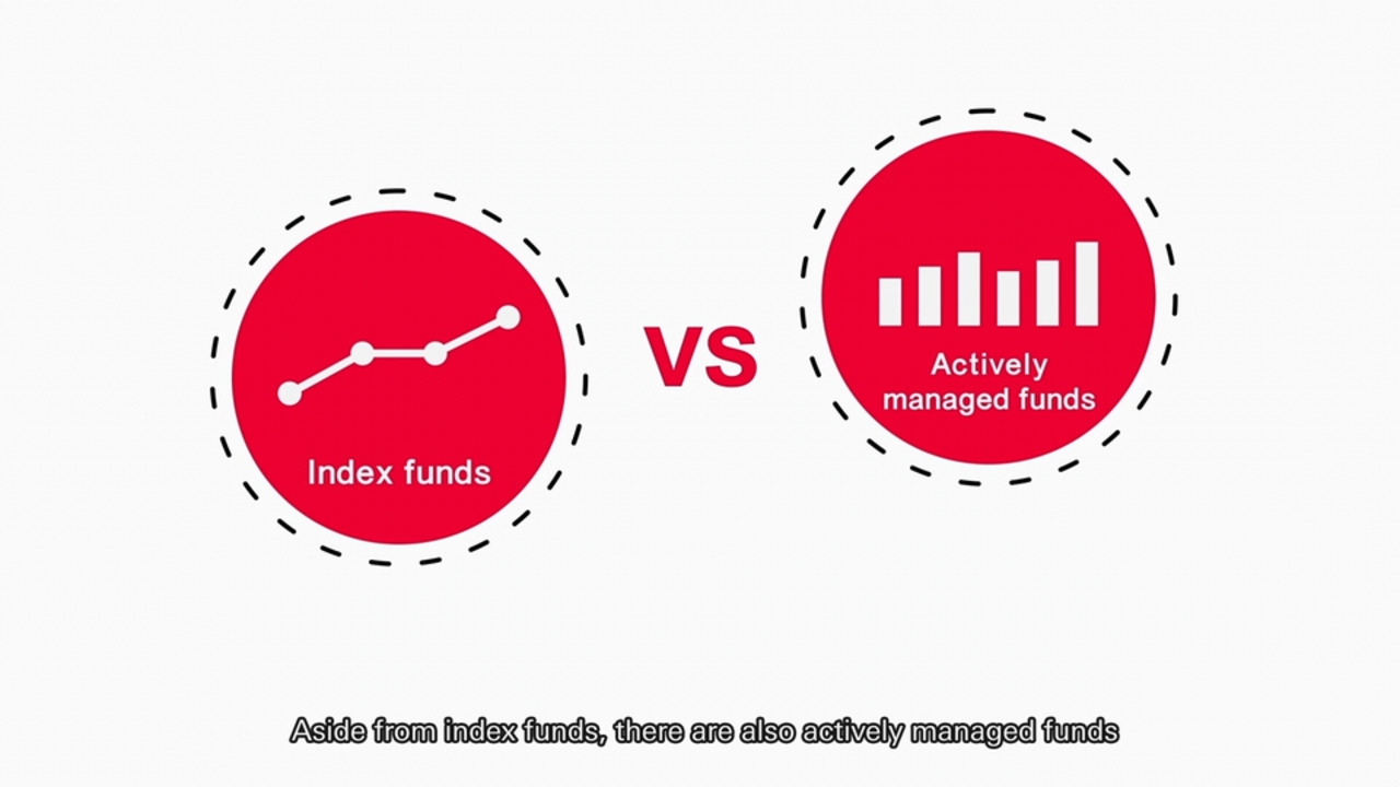 How are index funds different from actively managed funds?